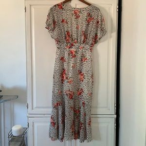 Floral print dress